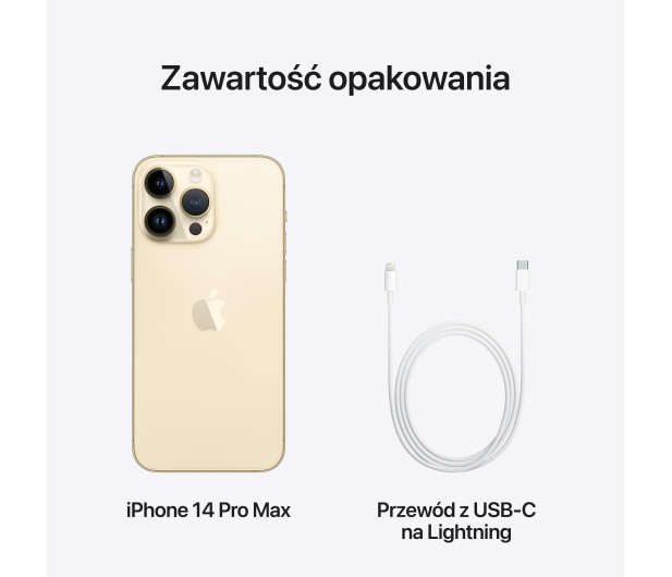 Apple SMARTFON APPLE iPhone 14 Pro Max 128GB Złoty MQ9R3PX/A # - 1463984 - zdjęcie 9